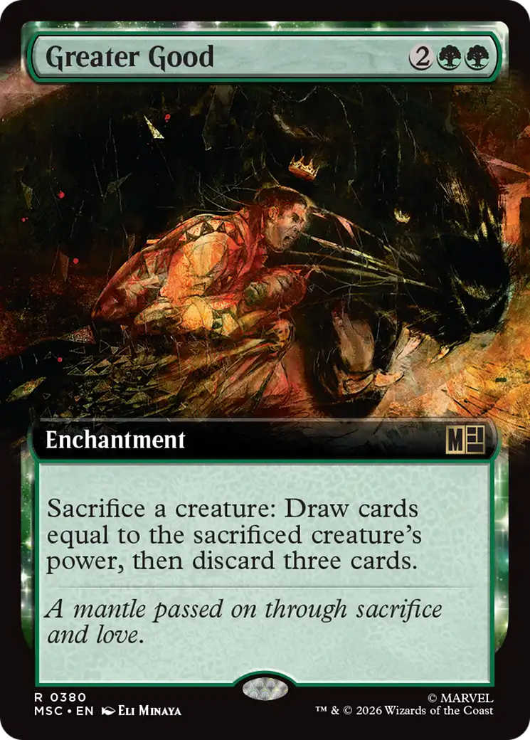 Greater Good (Extended Art) [Marvel Super Heroes Commander] | Exor Games Bridgewater