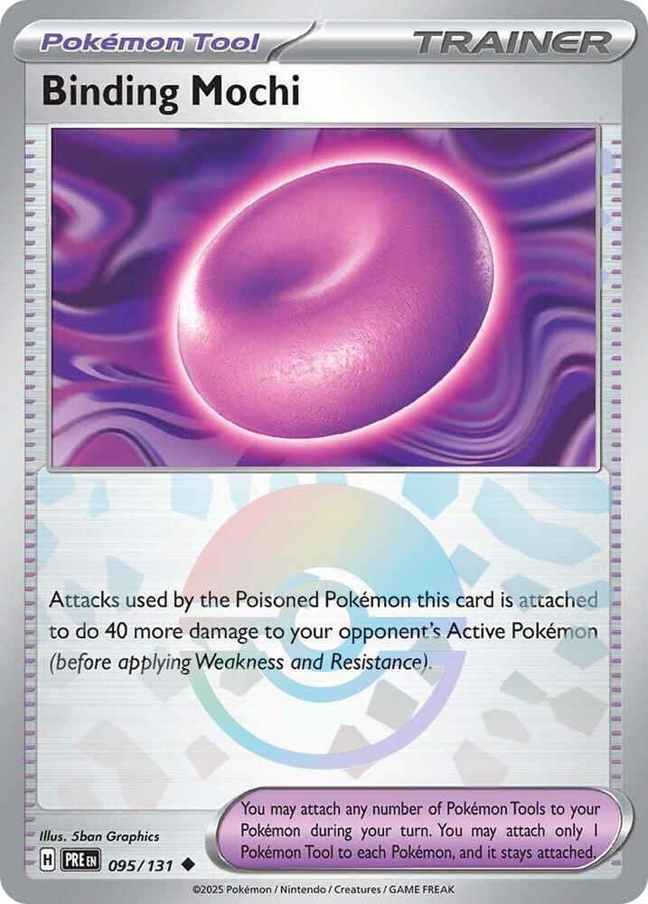 Binding Mochi (095/131) (Poke Ball Pattern) [Scarlet & Violet: Prismatic Evolutions] | Exor Games Bridgewater