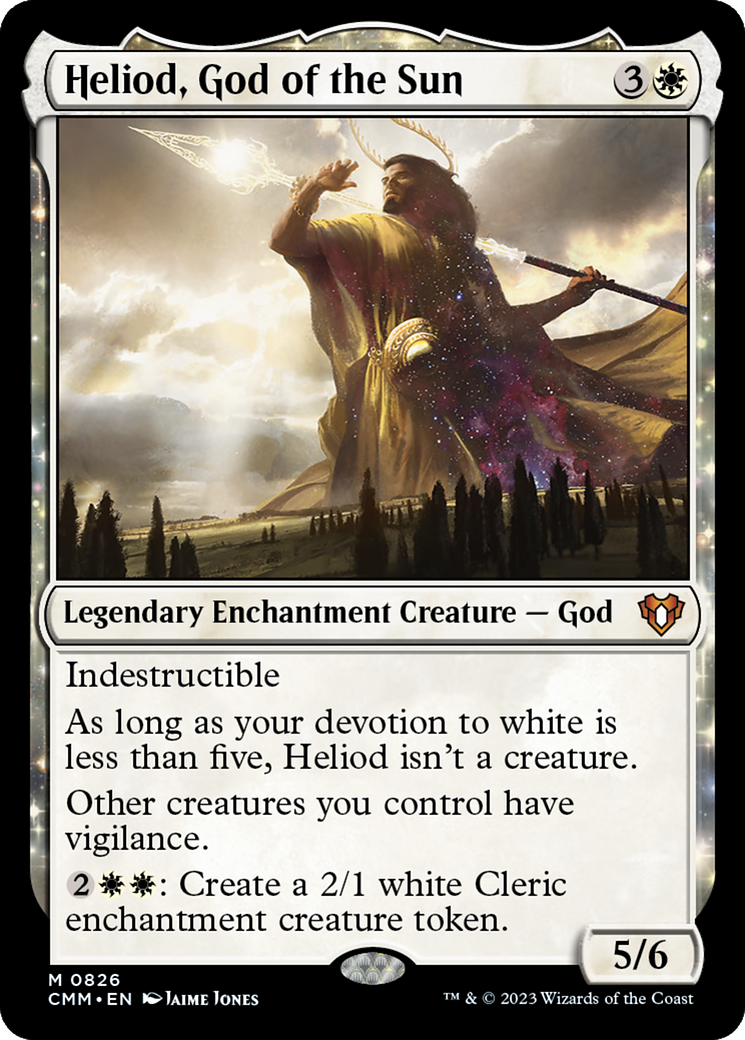 Heliod, God of the Sun [Commander Masters] | Exor Games Bridgewater