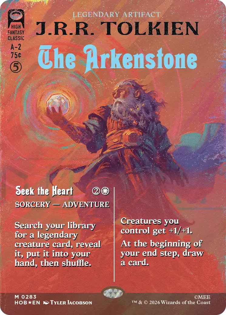 The Arkenstone (Borderless) (Surge Foil) [The Hobbit] | Exor Games Bridgewater