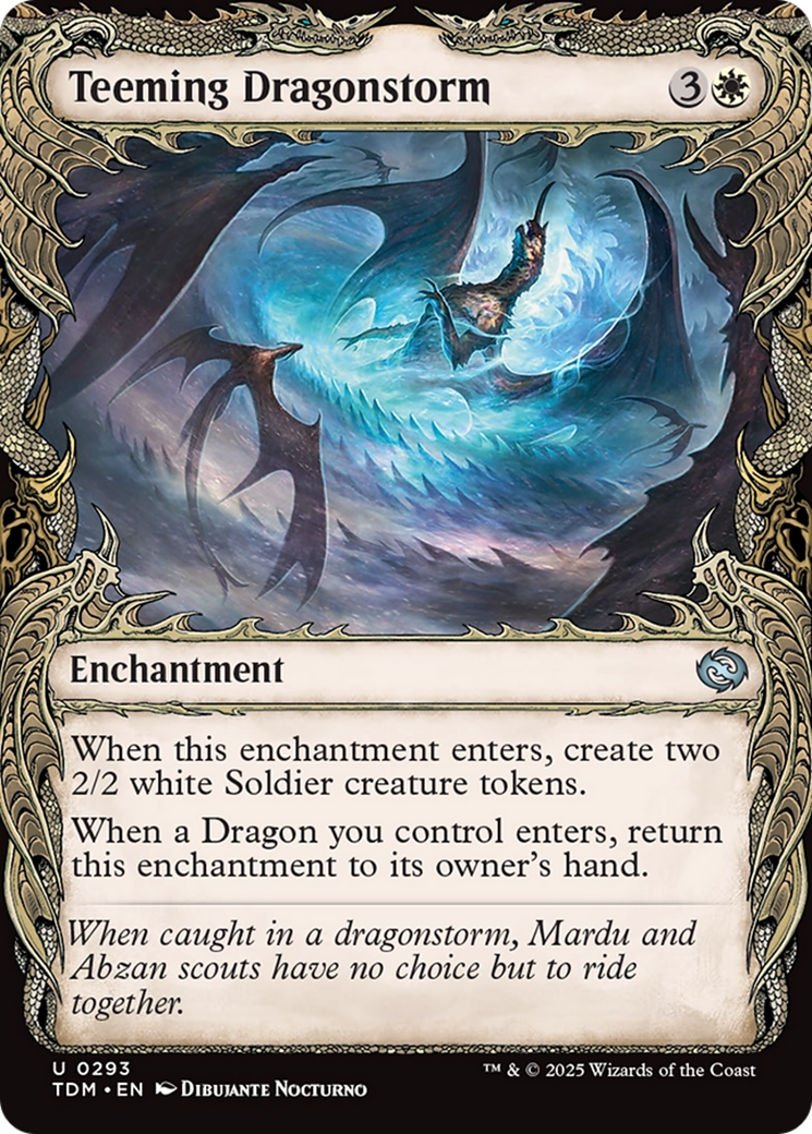 Teeming Dragonstorm (Showcase) [Tarkir: Dragonstorm] | Exor Games Bridgewater