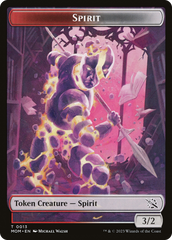 Monk // Spirit (13) Double-Sided Token [March of the Machine Tokens] | Exor Games Bridgewater