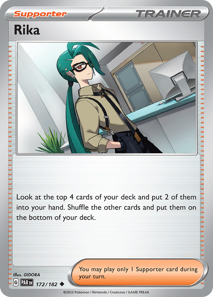 Rika (172/182) [Scarlet & Violet: Paradox Rift] | Exor Games Bridgewater