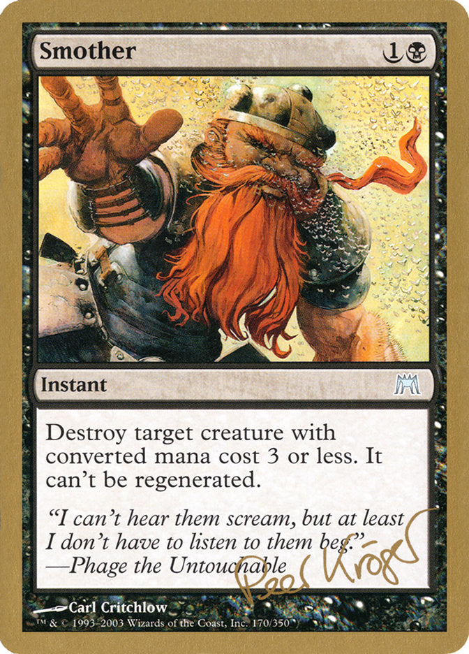 Smother (Peer Kroger) [World Championship Decks 2003] | Exor Games Bridgewater