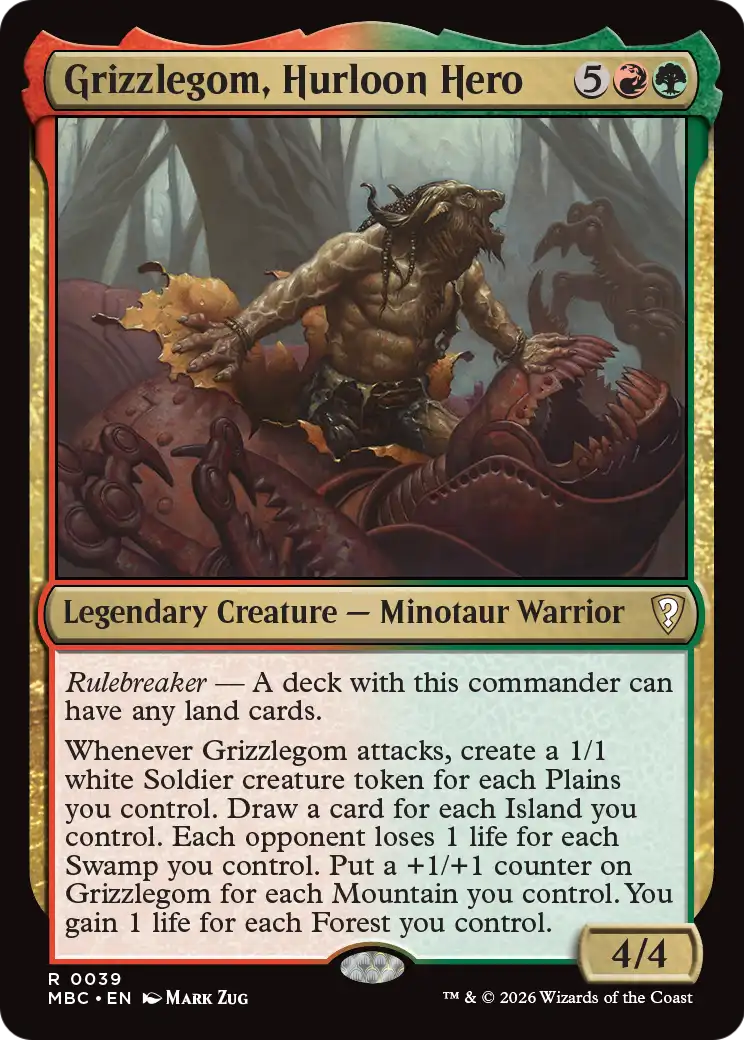 Grizzlegom, Hurloon Hero [Mystery Booster: Commander Edition] | Exor Games Bridgewater