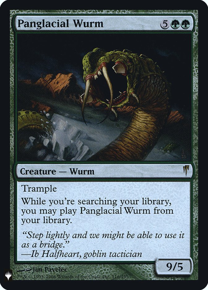 Panglacial Wurm [Mystery Booster] | Exor Games Bridgewater