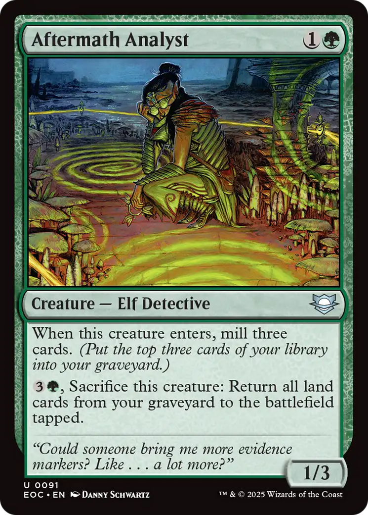 Aftermath Analyst [Edge of Eternities Commander] | Exor Games Bridgewater