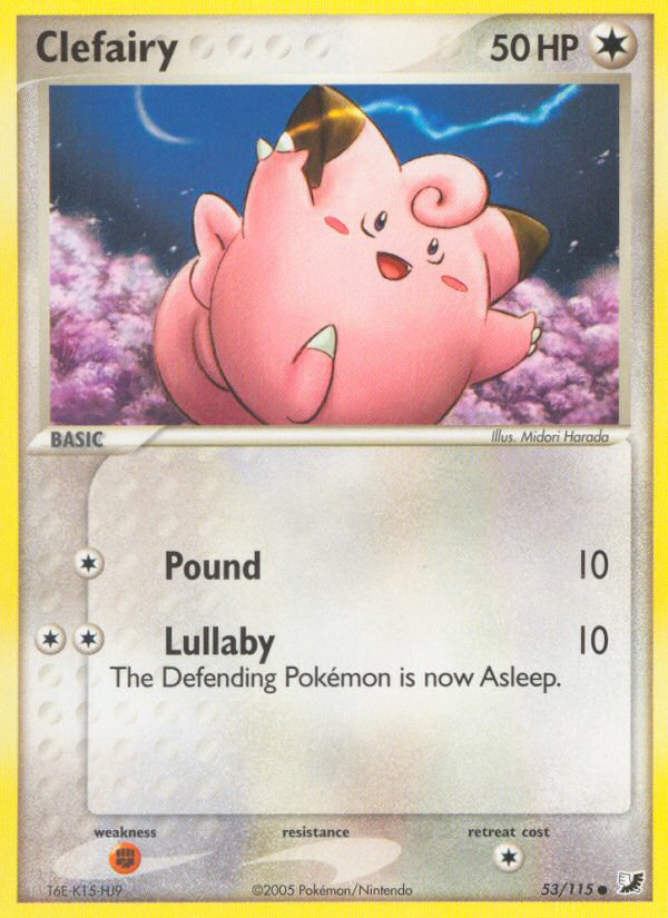 Clefairy (53/115) [EX: Unseen Forces] | Exor Games Bridgewater
