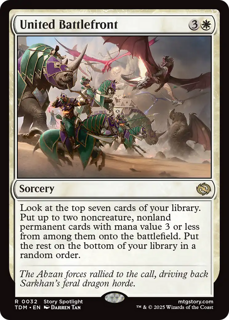 United Battlefront [Tarkir: Dragonstorm] | Exor Games Bridgewater