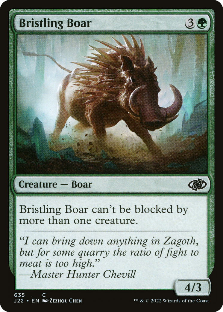 Bristling Boar [Jumpstart 2022] | Exor Games Bridgewater
