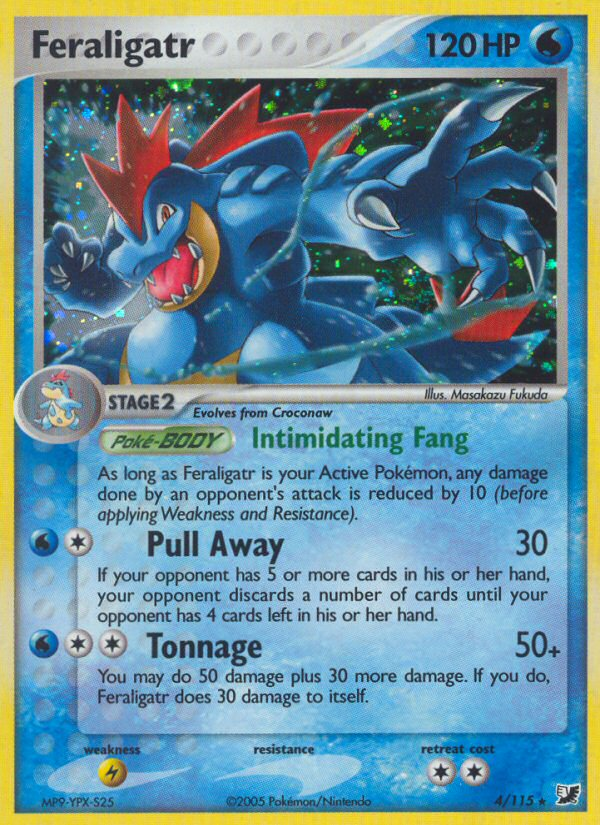 Feraligatr (4/115) [EX: Unseen Forces] | Exor Games Bridgewater