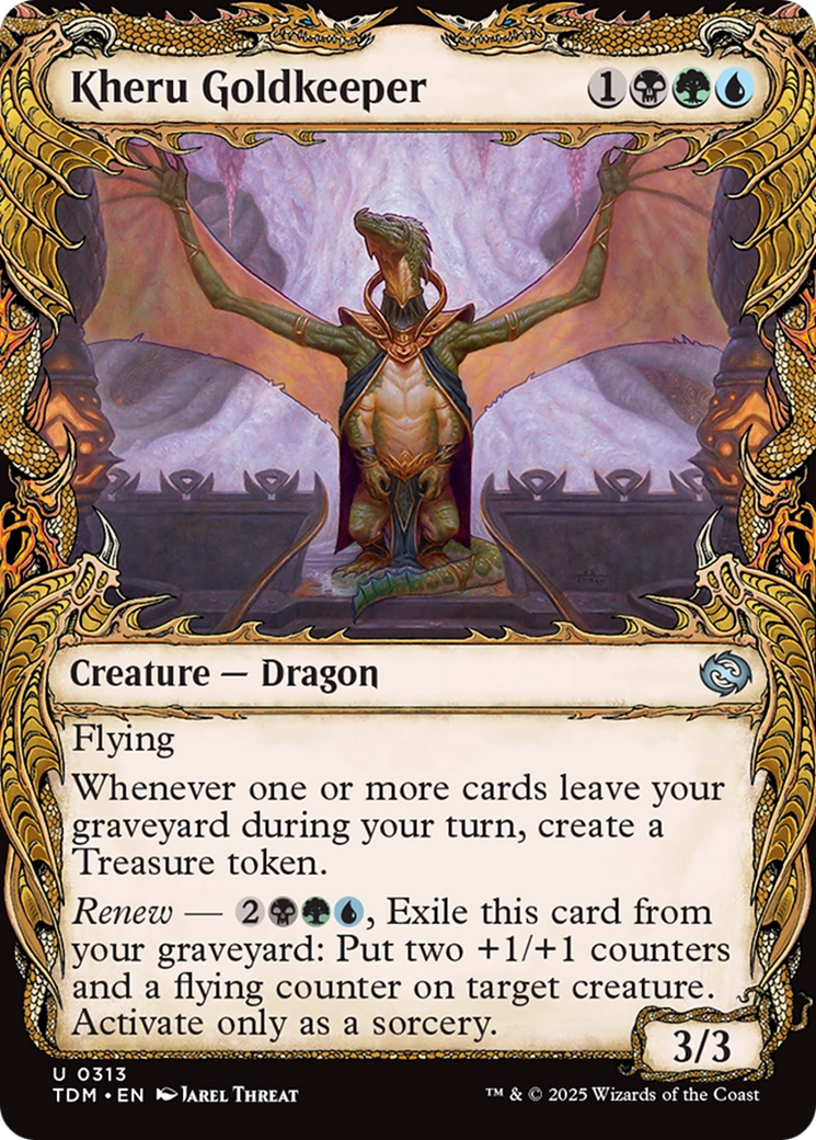 Kheru Goldkeeper (Showcase) [Tarkir: Dragonstorm] | Exor Games Bridgewater