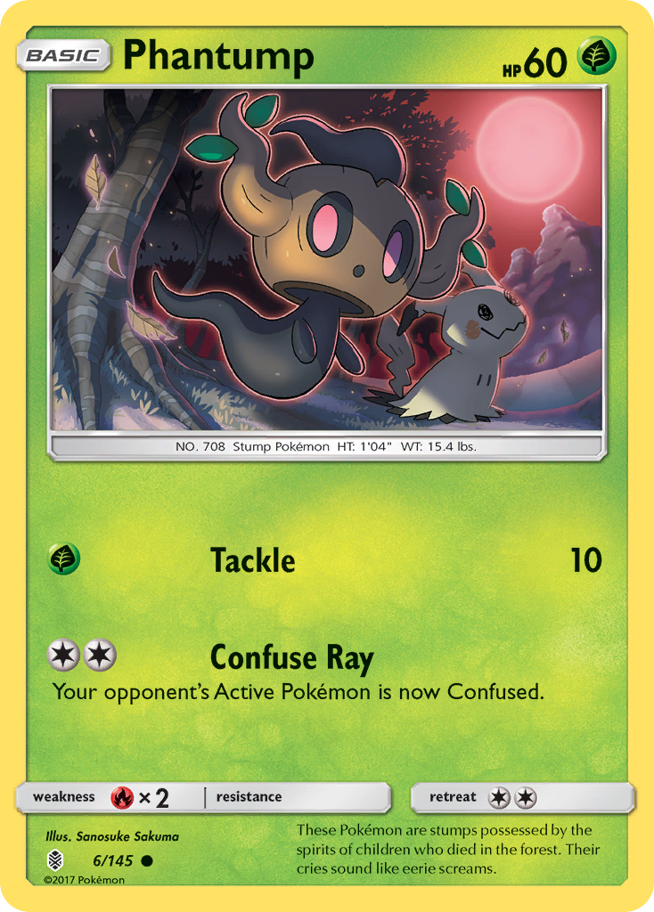 Phantump (6/145) [Sun & Moon: Guardians Rising] | Exor Games Bridgewater