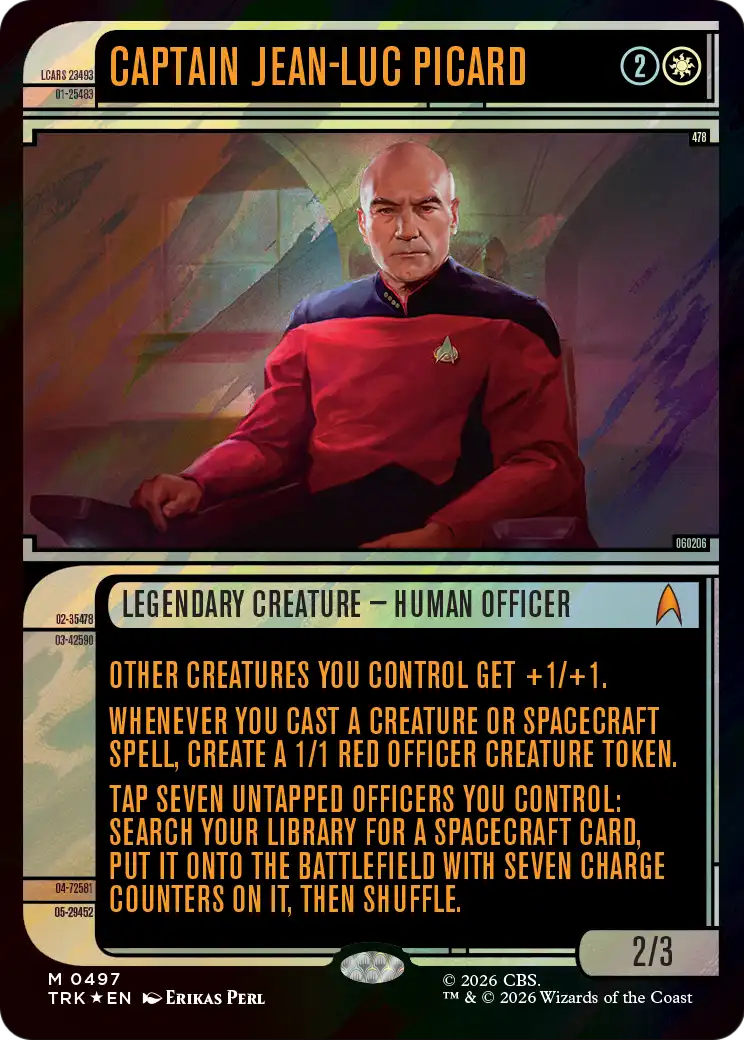 Captain Jean-Luc Picard (Showcase) (Surge Foil) [Star Trek] | Exor Games Bridgewater