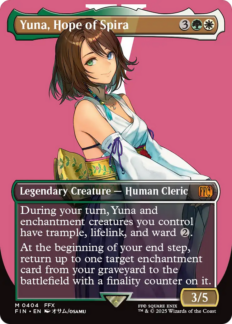 Yuna, Hope of Spira (Borderless) [FINAL FANTASY] | Exor Games Bridgewater