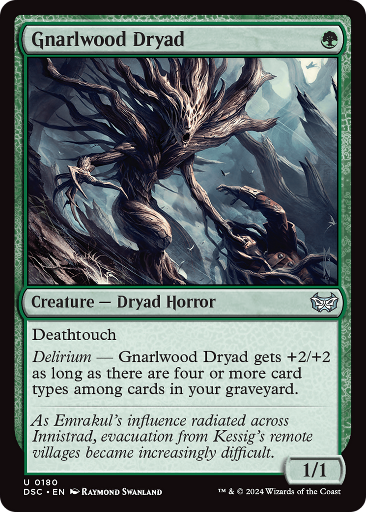 Gnarlwood Dryad [Duskmourn: House of Horror Commander] | Exor Games Bridgewater