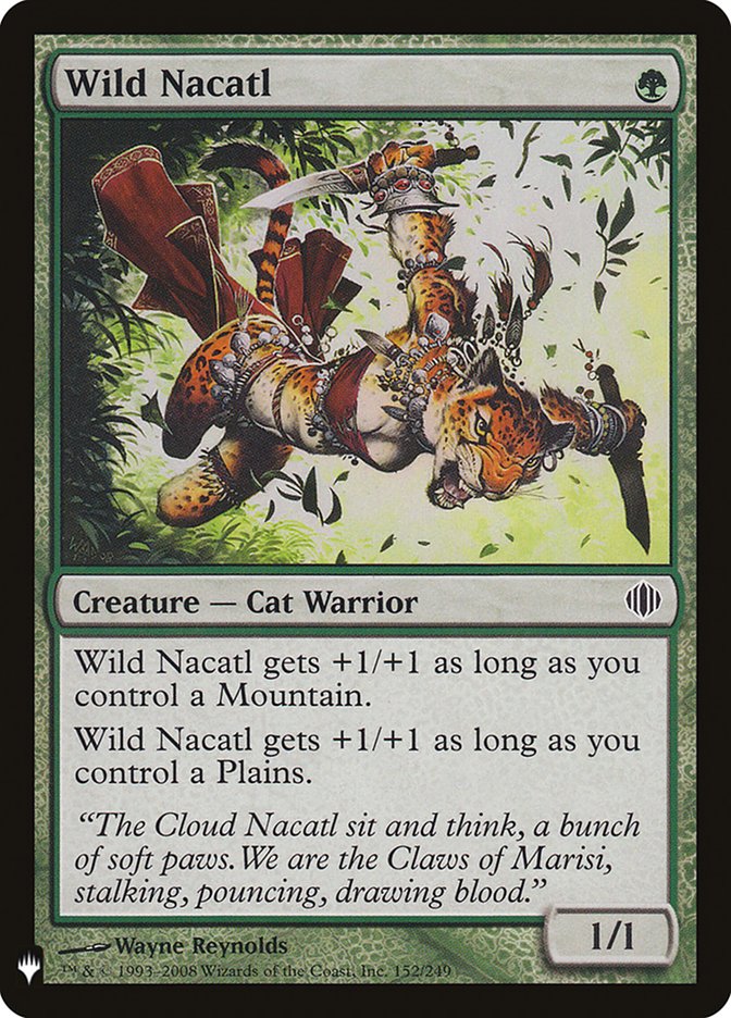 Wild Nacatl [Mystery Booster] | Exor Games Bridgewater