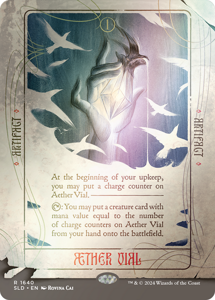 Aether Vial (Rainbow Foil) [Secret Lair Drop Series] | Exor Games Bridgewater