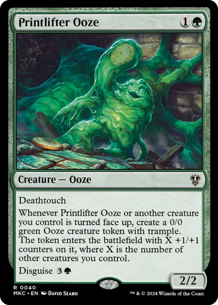 Printlifter Ooze [Murders at Karlov Manor Commander] | Exor Games Bridgewater