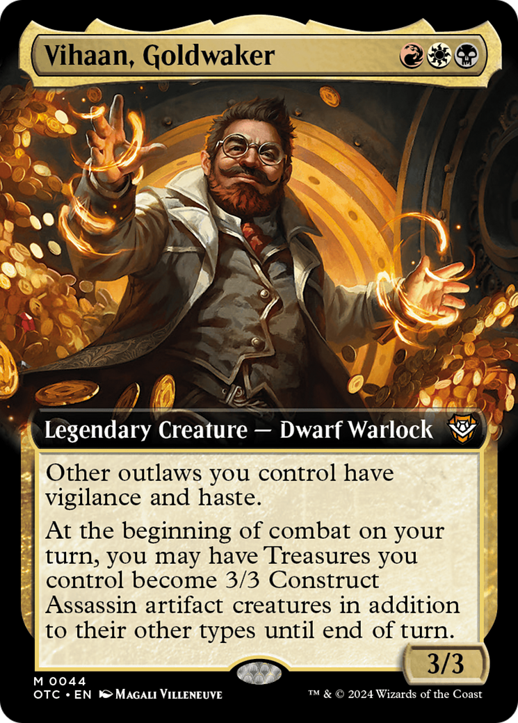 Vihaan, Goldwaker (Extended Art) [Outlaws of Thunder Junction Commander] | Exor Games Bridgewater