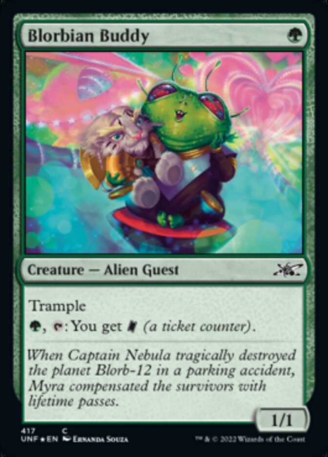 Blorbian Buddy (Galaxy Foil) [Unfinity] | Exor Games Bridgewater