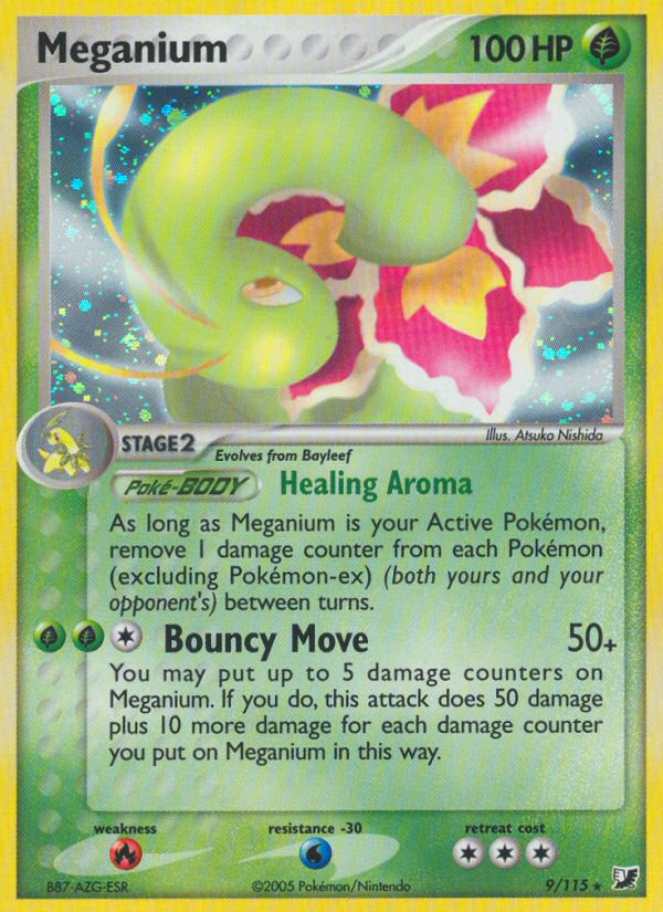 Meganium (9/115) [EX: Unseen Forces] | Exor Games Bridgewater