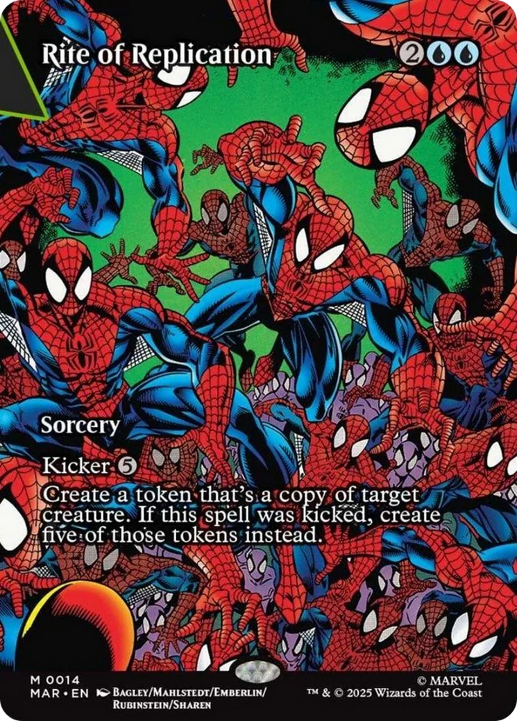 Rite of Replication (Borderless) [Marvel's Spider-Man: Eternal-Legal] | Exor Games Bridgewater