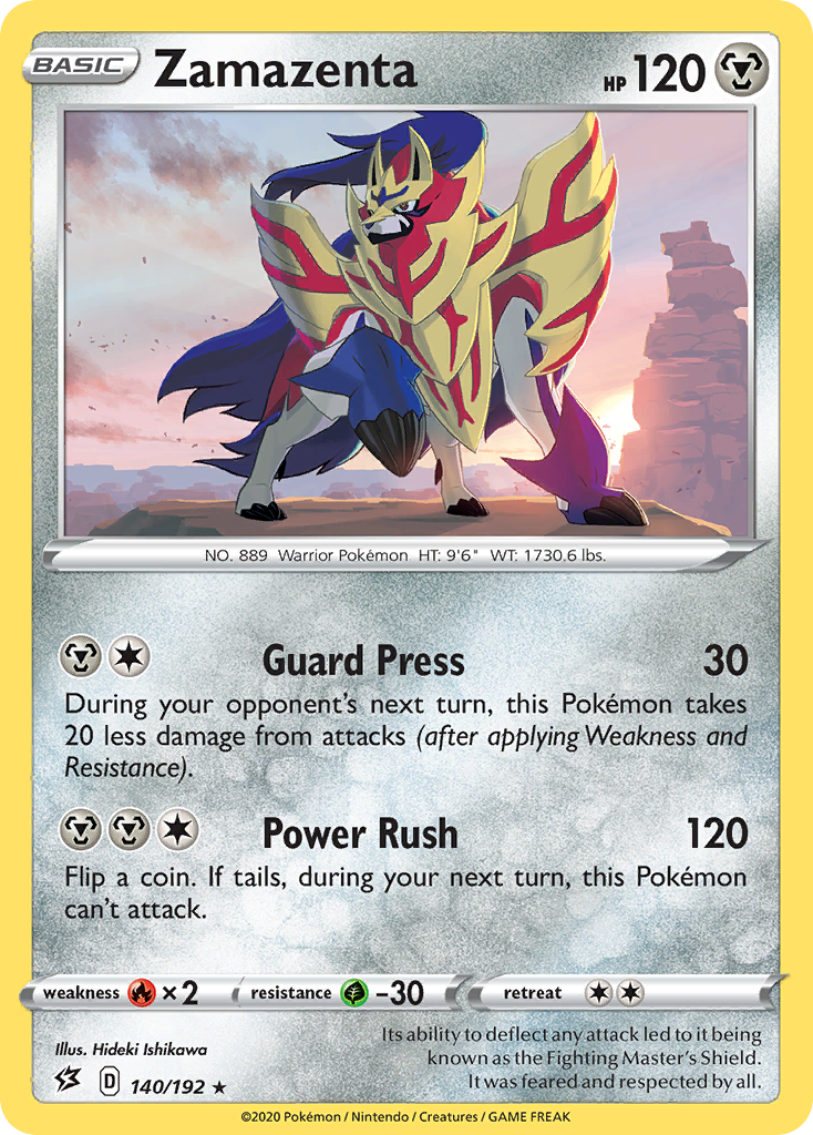 Zamazenta (140/192) [Sword & Shield: Rebel Clash] | Exor Games Bridgewater