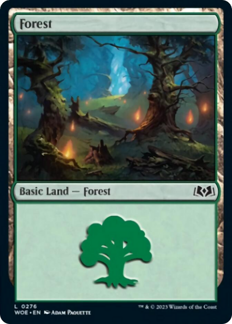 Forest (0276) [Wilds of Eldraine] | Exor Games Bridgewater