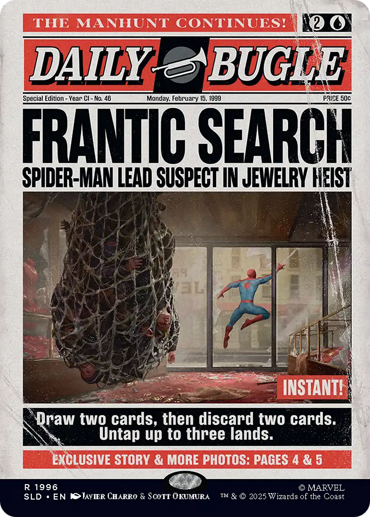 Frantic Search (1996) (Rainbow Foil) [Secret Lair Drop Series] | Exor Games Bridgewater