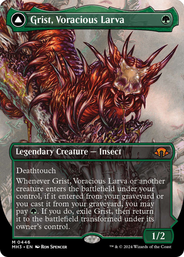 Grist, Voracious Larva // Grist, the Plague Swarm (Borderless) [Modern Horizons 3] | Exor Games Bridgewater