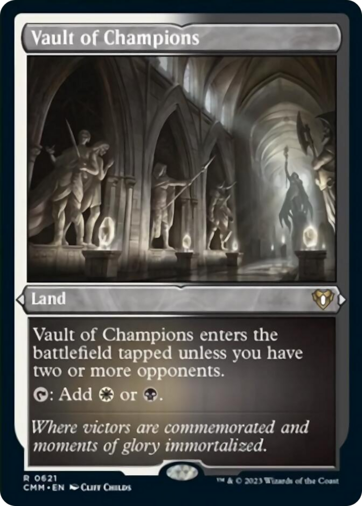 Vault of Champions (Foil Etched) [Commander Masters] | Exor Games Bridgewater