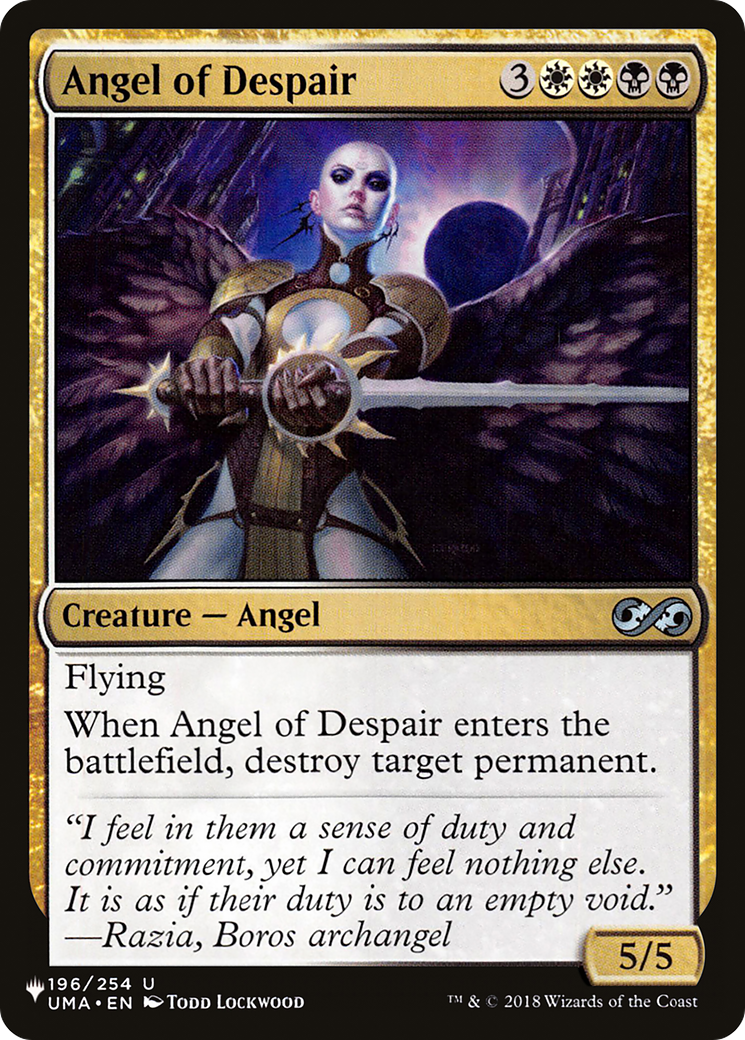 Angel of Despair [The List Reprints] | Exor Games Bridgewater