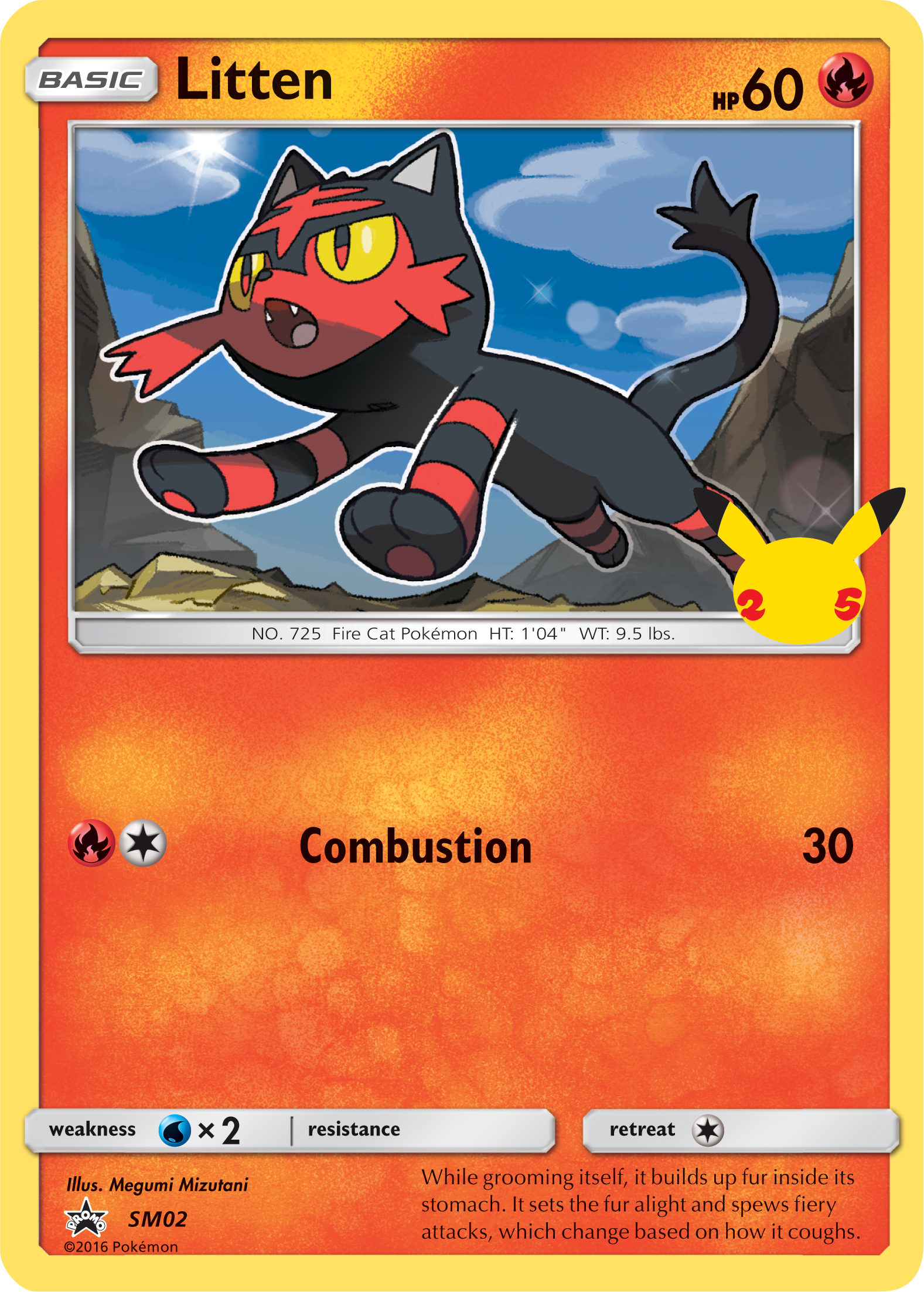 Litten (SM02) (Jumbo Card) [First Partner Pack] | Exor Games Bridgewater