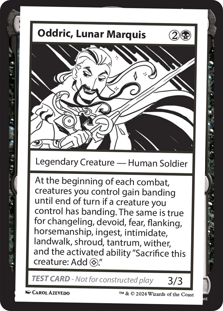 Oddric, Lunar Marquis [Mystery Booster 2 Playtest Cards] | Exor Games Bridgewater