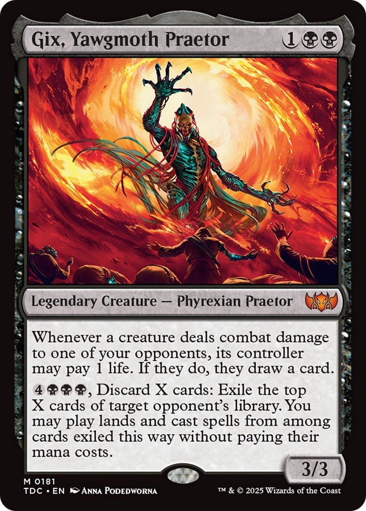 Gix, Yawgmoth Praetor [Tarkir: Dragonstorm Commander] | Exor Games Bridgewater