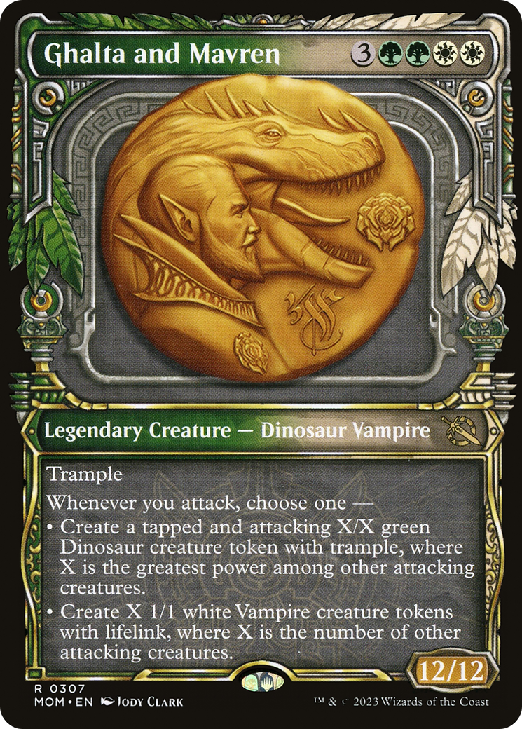 Ghalta and Mavren (Showcase Planar Booster Fun) [March of the Machine] | Exor Games Bridgewater