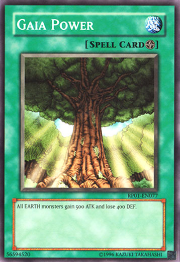 Gaia Power [RP01-EN077] Common | Exor Games Bridgewater