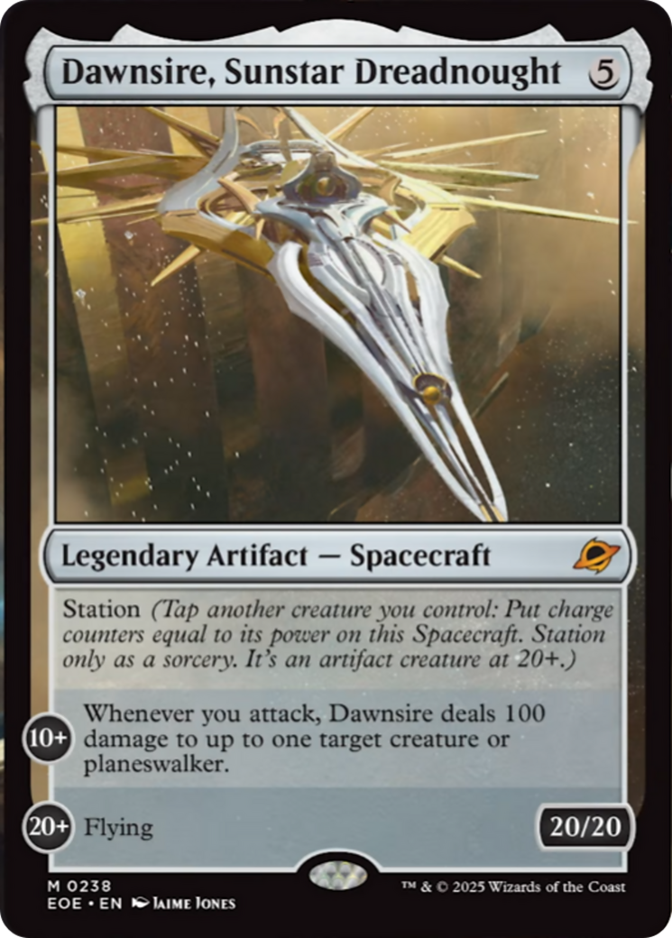 Dawnsire, Sunstar Dreadnought [Edge of Eternities] | Exor Games Bridgewater