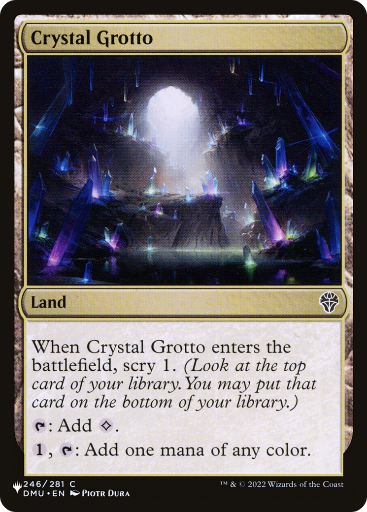 Crystal Grotto [The List Reprints] | Exor Games Bridgewater