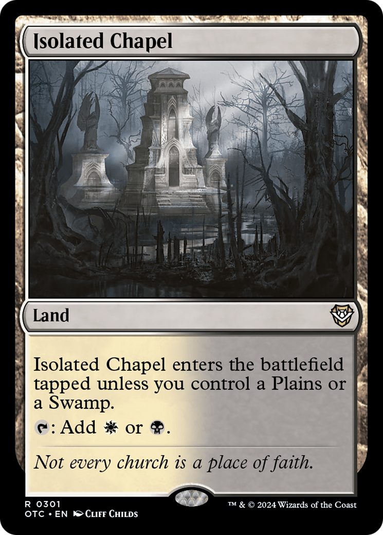 Isolated Chapel [Outlaws of Thunder Junction Commander] | Exor Games Bridgewater