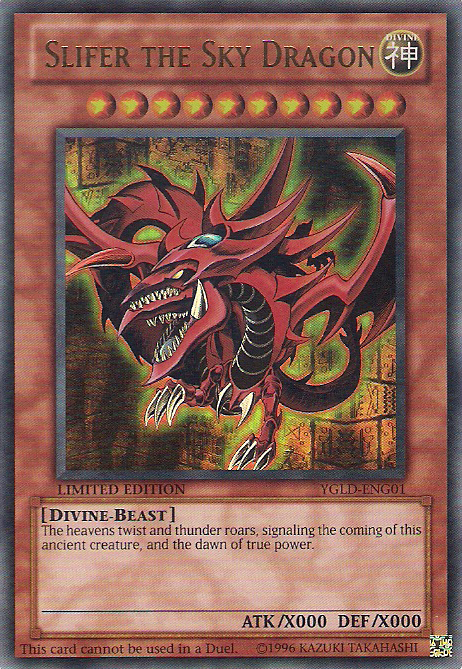 Slifer the Sky Dragon [YGLD-ENG01] Ultra Rare | Exor Games Bridgewater
