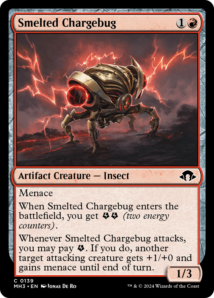 Smelted Chargebug [Modern Horizons 3] | Exor Games Bridgewater