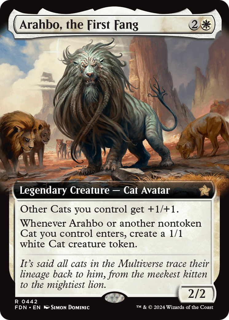 Arahbo, the First Fang (Extended Art) [Foundations] | Exor Games Bridgewater