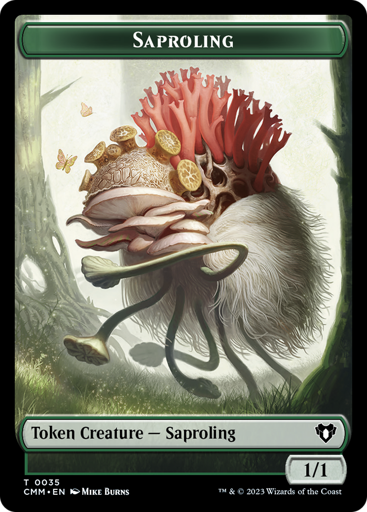 Saproling Token [Commander Masters Tokens] | Exor Games Bridgewater