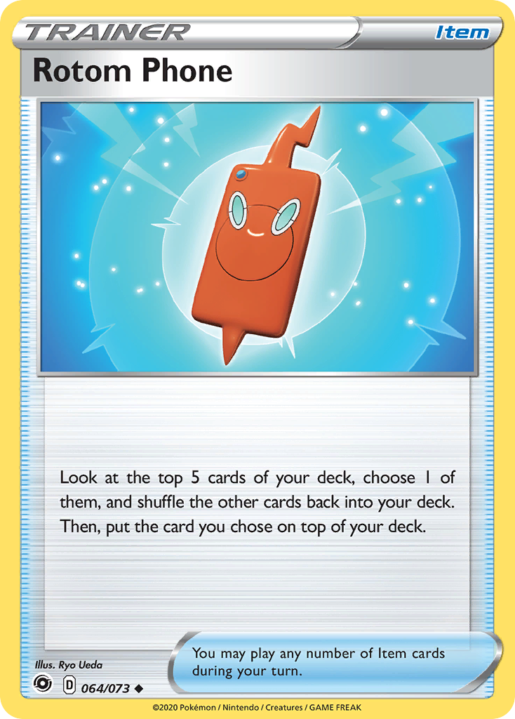 Rotom Phone (064/073) [Sword & Shield: Champion's Path] | Exor Games Bridgewater