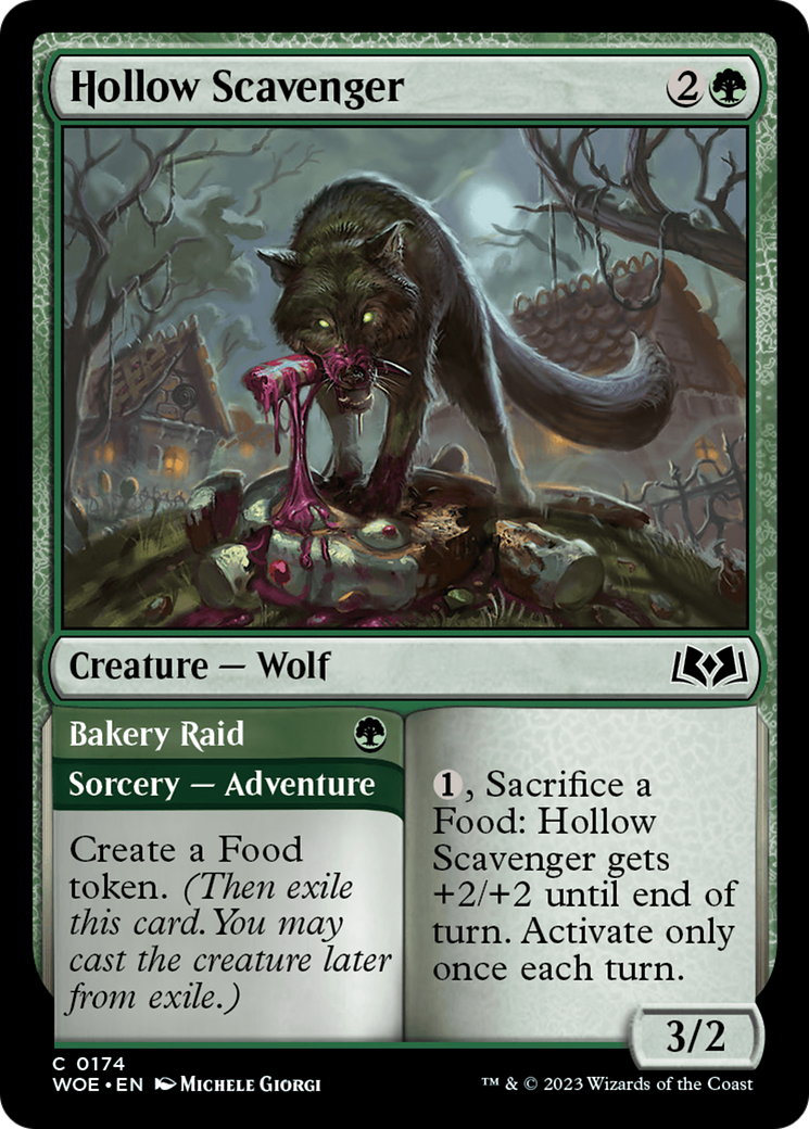 Hollow Scavenger // Bakery Raid [Wilds of Eldraine] | Exor Games Bridgewater