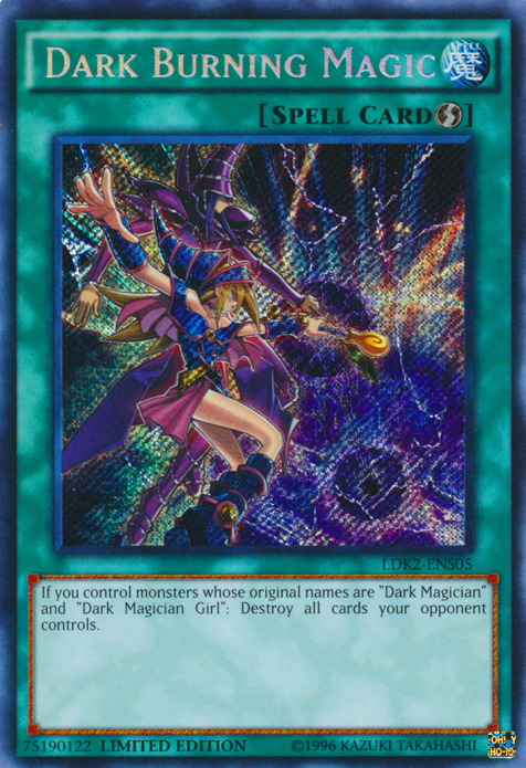 Dark Burning Magic [LDK2-ENS05] Secret Rare | Exor Games Bridgewater