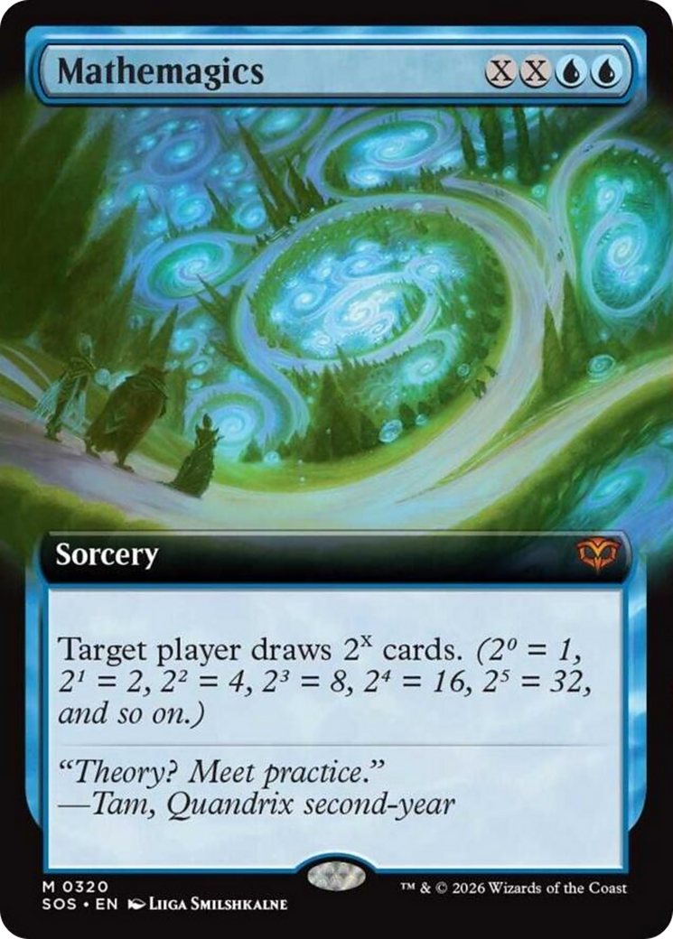 Mathemagics (Extended Art) [Secrets of Strixhaven] | Exor Games Bridgewater