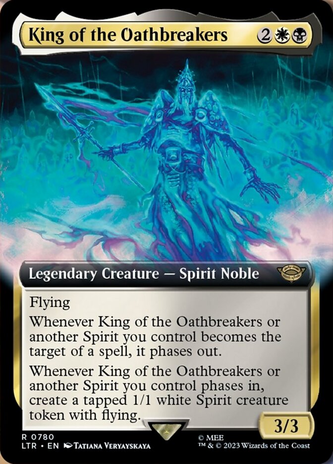 King of the Oathbreakers (Extended Art) (Surge Foil) [The Lord of the Rings: Tales of Middle-Earth] | Exor Games Bridgewater